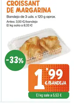 AhorraMas Croissant de margarina oferta