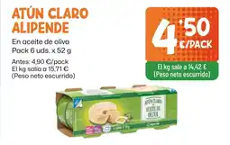 AhorraMas ALIPENDE Atún claro oferta