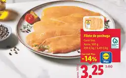Lidl Filete de pechuga oferta