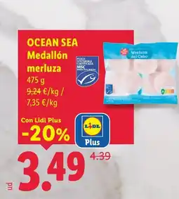 Lidl OCEAN SEA Medallón merluza oferta