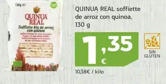 HiperDino Quinoa real soffiette de arroz con quinoa, 130 g oferta