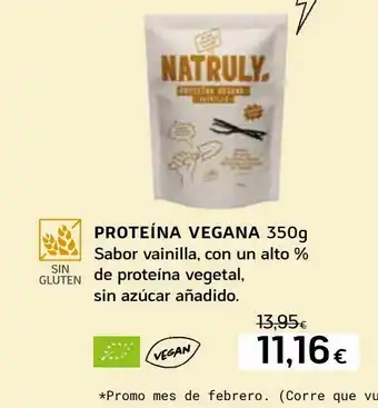 HiperDino Proteína vegana 350 g natruly oferta
