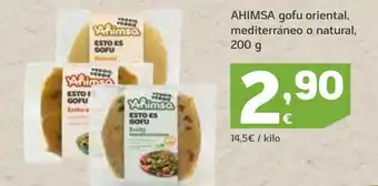 HiperDino Gofu oriental, mediterráneo o natural, 200 g ahimsa oferta
