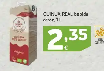 HiperDino Bebida de arroz 1l quinoa real oferta