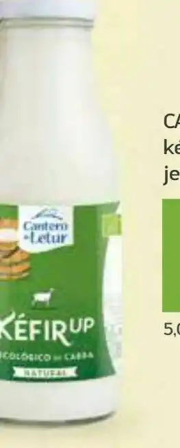 HiperDino Kéfir up cabra de fresa 500ml, yogur de cabra 420 go kéfir de cabra 420 g cantero letur oferta