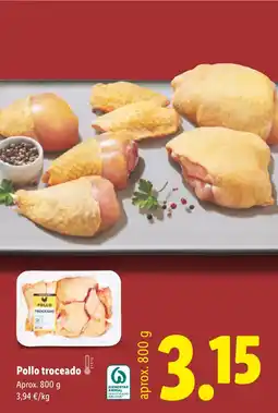 Lidl Pollo troceado oferta