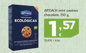 HiperDino Mini cookies chocolate 150 g artiach oferta