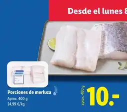 Lidl Porciones de merluza oferta