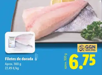 Lidl Filetes de dorada oferta