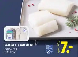 Lidl Bacalao al punto de sal oferta