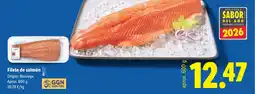 Lidl Filete de salmón oferta