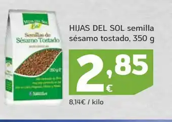 HiperDino Semilla sésamo tostado 350 g hijas del sol oferta