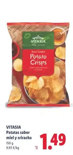 Lidl VITASIA Patatas sabor miel y sriracha oferta
