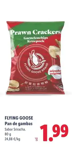 Lidl FLYING GOOSE Pan de gambas oferta