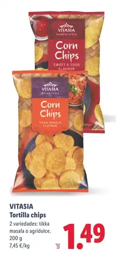 Lidl VITASIA Tortilla chips oferta