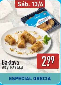 ALDI Baklava oferta