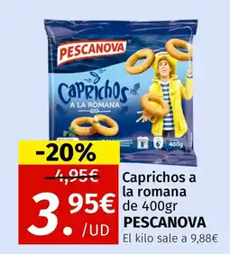 Maskom Supermercados PESCANOVA Caprichos a la romana oferta
