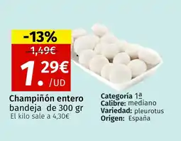 Maskom Supermercados Champiñón entero oferta