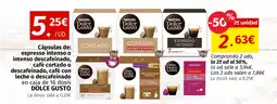 Maskom Supermercados Cápsulas de: espresso intenso o intenso descafeinado, café cortado o descafeinado, café con leche o descafeinado oferta