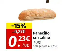 Maskom Supermercados Panecillo cristalino oferta