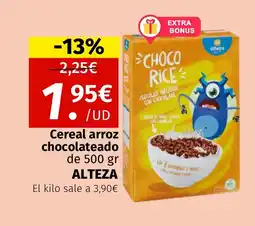 Maskom Supermercados ALTEZA Cereal arroz chocolateado oferta