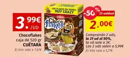 Maskom Supermercados CUÉTARA Chocoflakes oferta