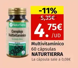 Maskom Supermercados BNATURTIERRA Multivitamínico 60 cápsulas oferta