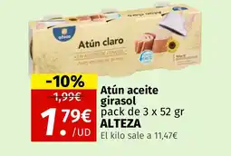 Maskom Supermercados ALTEZA Atún aceite girasol oferta