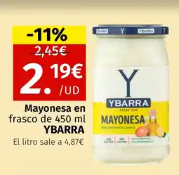 Maskom Supermercados YBARRA Mayonesa en frasco oferta