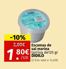Maskom Supermercados DIDILO Escamas de sal marina oferta