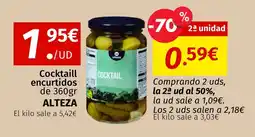 Maskom Supermercados ALTEZA Cocktaill encurtidos oferta