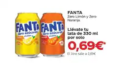 Maskom Supermercados FANTA Zero Limón y Zero Naranja oferta