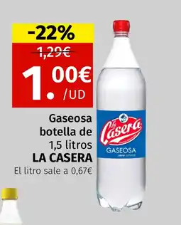 Maskom Supermercados LA CASERA Gaseosa botella oferta