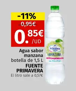 Maskom Supermercados FUENTE PRIMAVERA Agua sabor manzana oferta