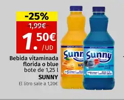 Maskom Supermercados SUNNY Bebida vitaminada florida o blue bote oferta