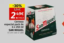 Maskom Supermercados SAN MIGUEL Cerveza especial oferta