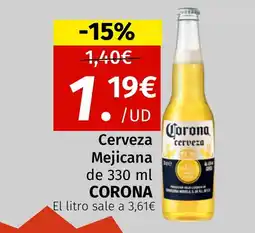 Maskom Supermercados CORONA Cerveza Mejicana oferta
