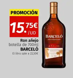 Maskom Supermercados BARCELÓ Ron añejo botella oferta