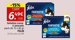 Maskom Supermercados FELIX Gelatina carne ó pescado oferta