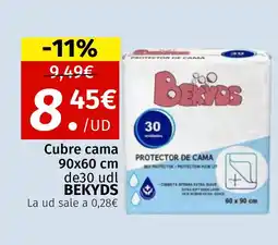 Maskom Supermercados BEKYDS Cubre cama oferta
