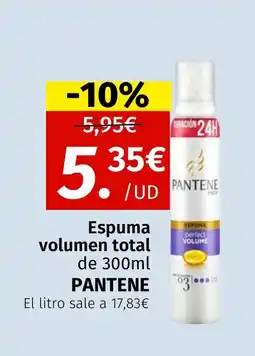 Maskom Supermercados PANTENE Espuma volumen total oferta
