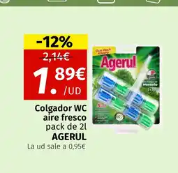Maskom Supermercados AGERUL Colgador WC aire fresco oferta