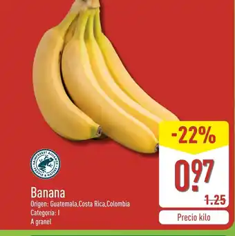 ALDI Banana oferta