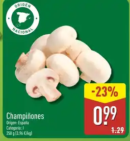 ALDI Champiñones oferta
