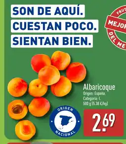 ALDI Albaricoque oferta
