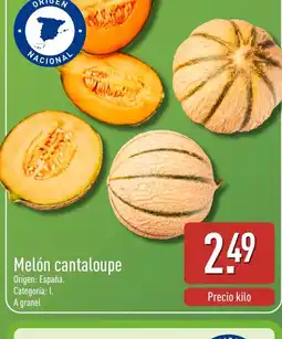 ALDI Melón cantaloupe oferta
