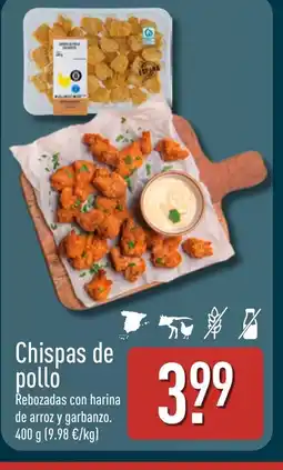 ALDI Chispas de pollo oferta