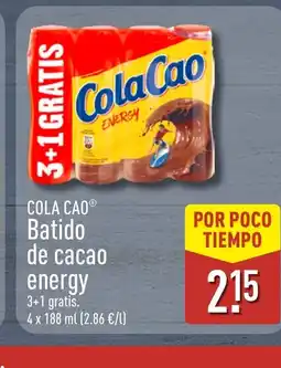 ALDI COLA CAO Batido de cacao energy oferta