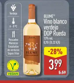 ALDI BLUME Vino blanco verdejo DOP Rueda oferta