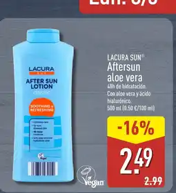 ALDI LACURA SUN Aftersun aloe vera oferta